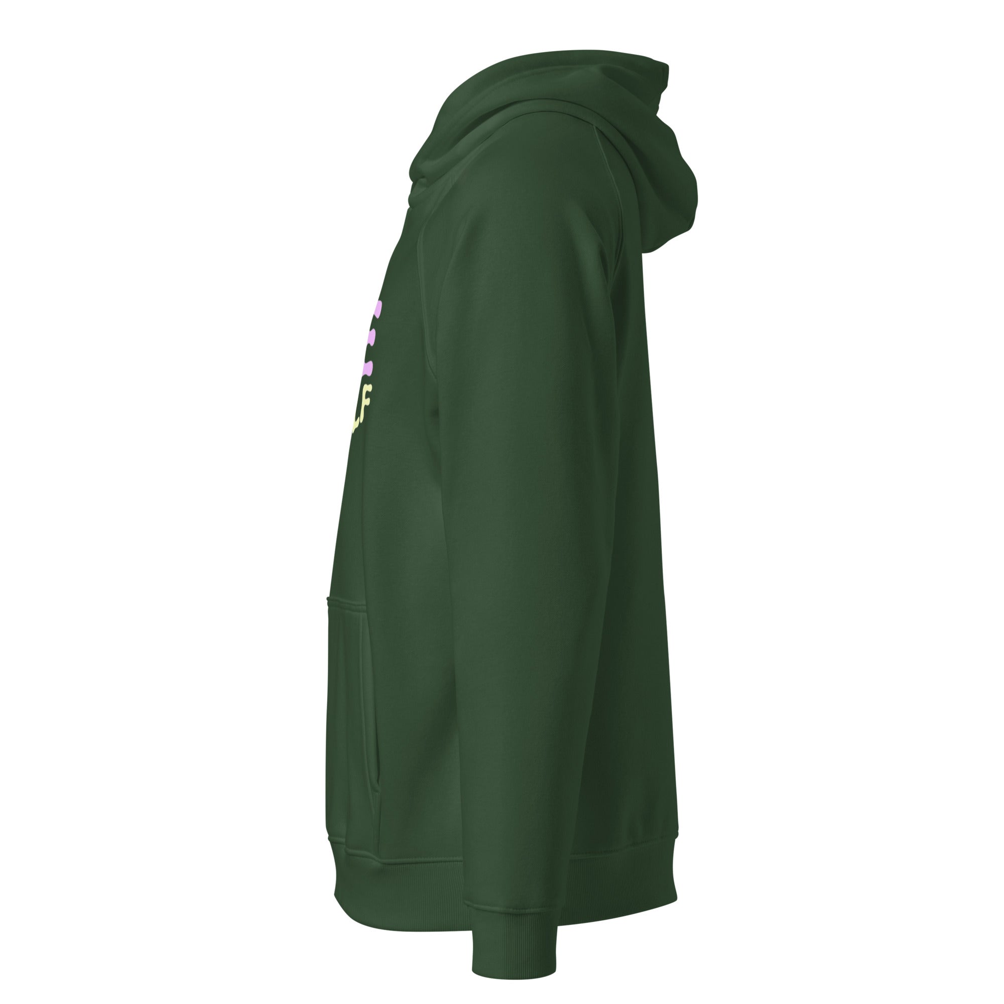 Unisex eco raglan hoodie - Louis Alat