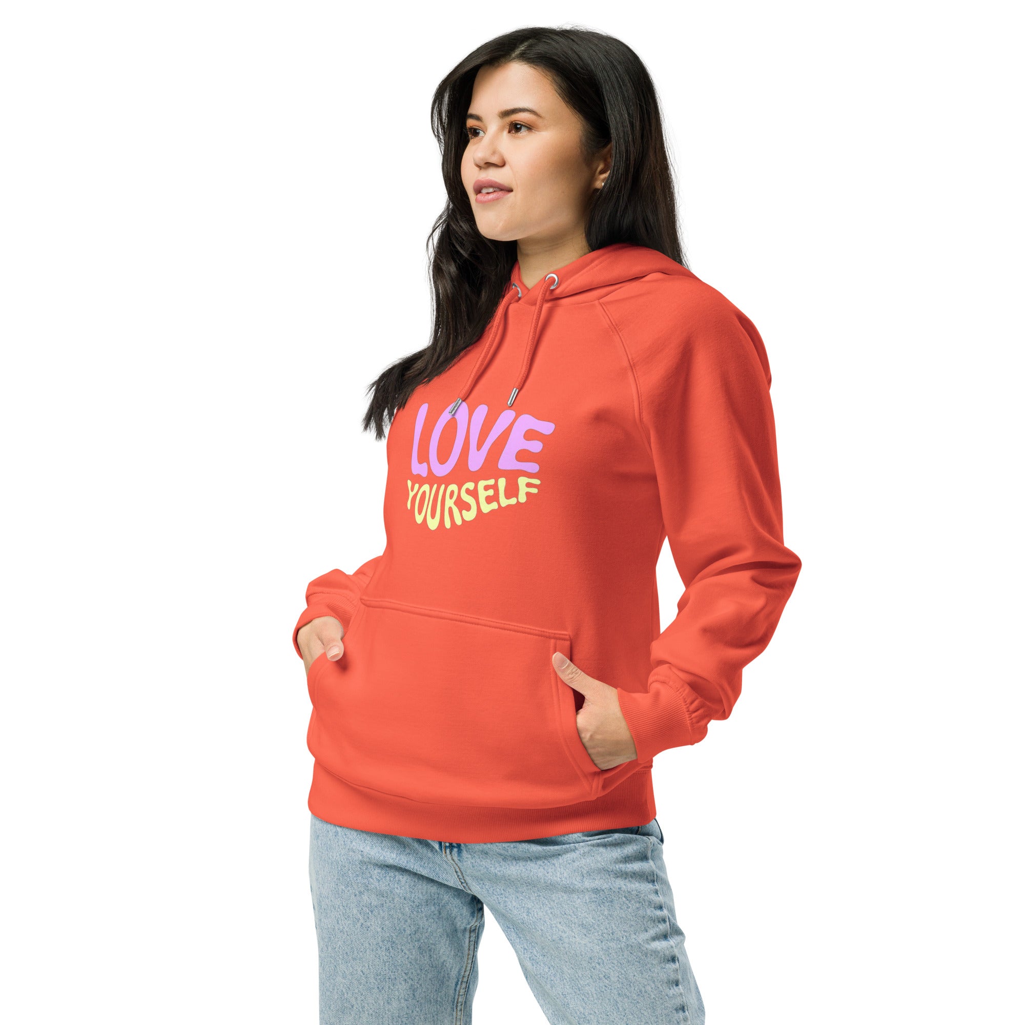 Unisex eco raglan hoodie - Louis Alat