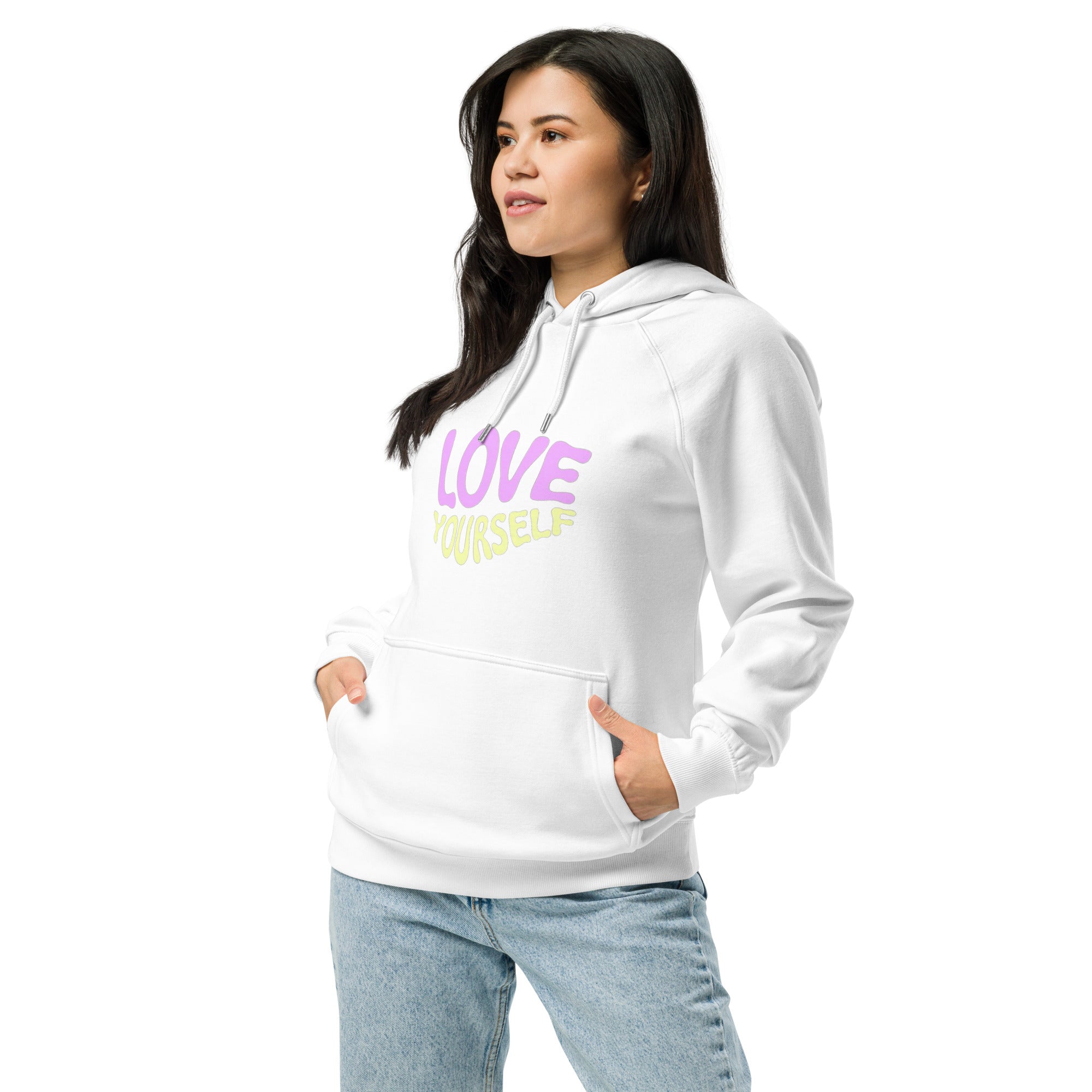 Unisex eco raglan hoodie - Louis Alat